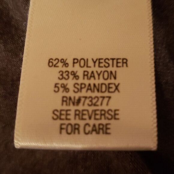 Lovely Dana Buchman Charcoal Gray Flowy Top Sz XL - Picture 6 of 7